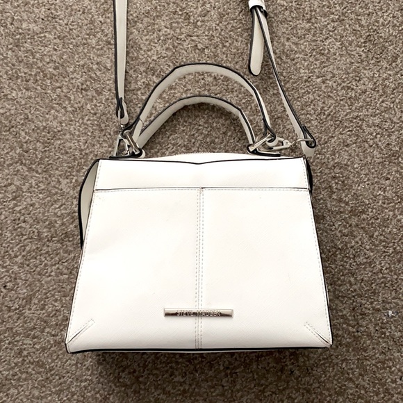 Steve madden white purse sale